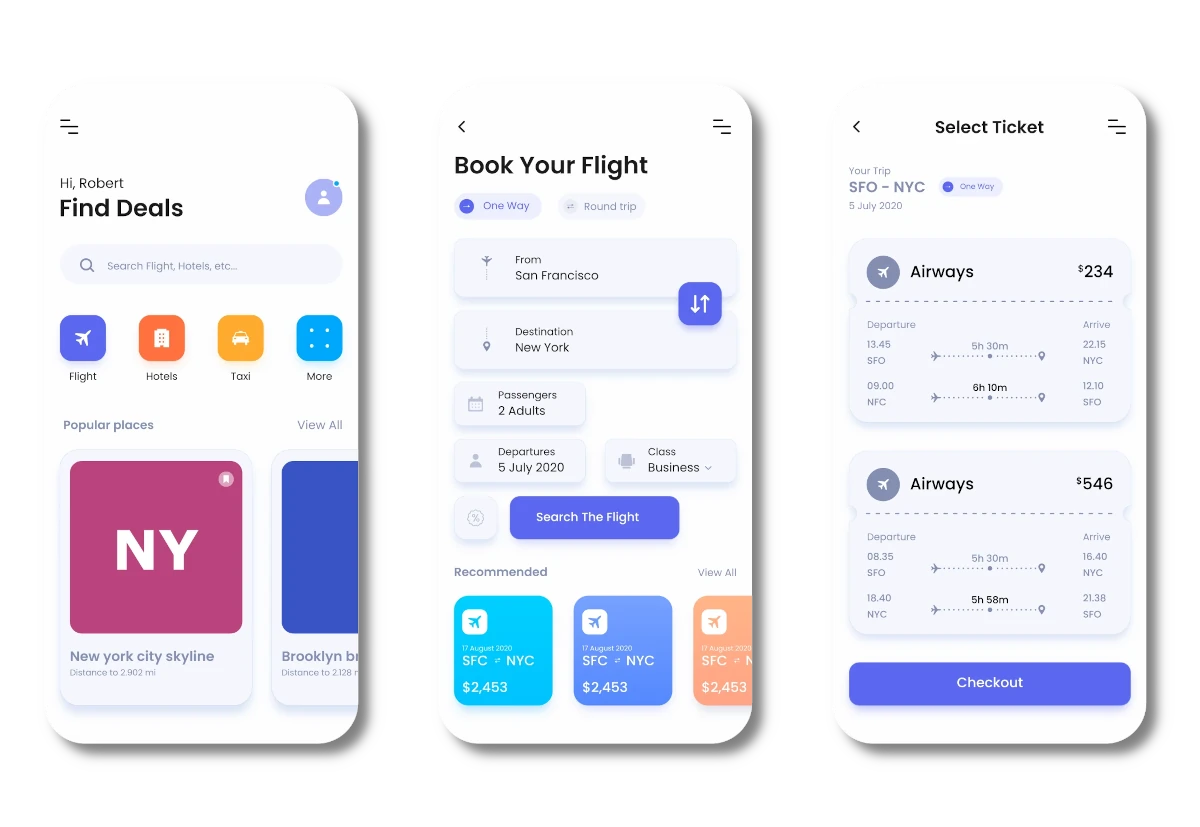 tohjiwa mobile app ui